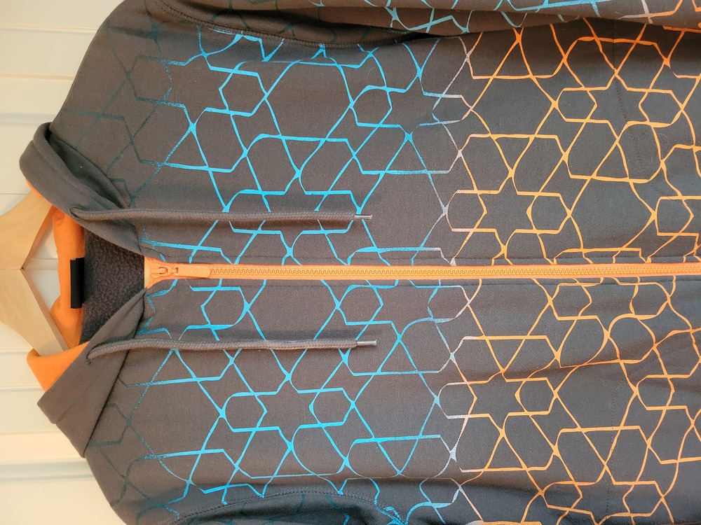 Amplify Men's Striped Zip Hoodie - Picture 2 of 4